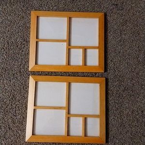 Picture frames- two multiple phone frames